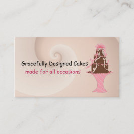 Carte De Visite Designer Cake Fancy Chocolat
