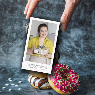 Carte De Visite Dessert Caterer Baker