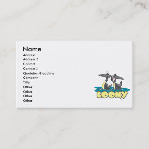 Carte De Visite dessin animé de loons