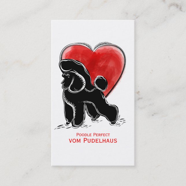 Carte De Visite Dessin de canicules (Devant)