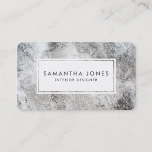 Carte De Visite Dessinateur d'intérieurs moderne simple de texture