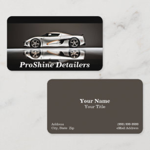 Carte De Visite Détail automatique / nettoyage
