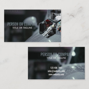 Carte De Visite Détail automatique professionnel Logo Lavage de vo