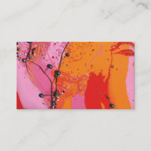 Carte De Visite "Détail d'arbre de myrtille "