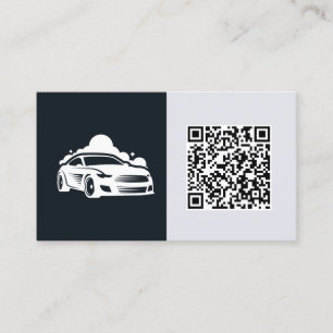 Carte De Visite Détaillant de voiture QR personnalisé
