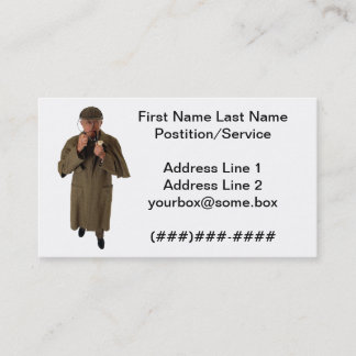 Carte De Visite Détective