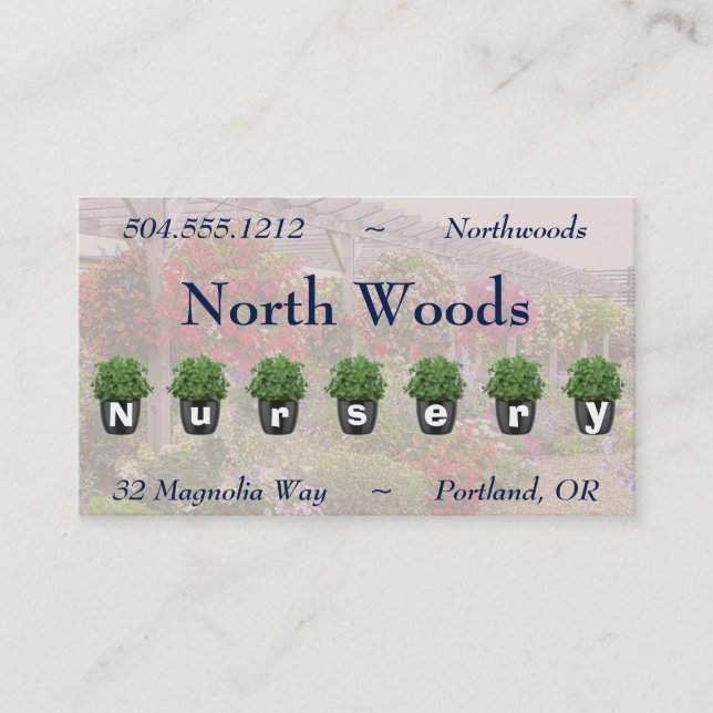 Carte De Visite Développer votre entreprise (Devant)