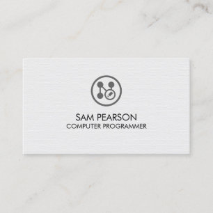 Carte De Visite Développeur d'applications Programmeur informatiqu