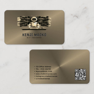 Carte De Visite 🤖 développeur de chatbot Conversational AI Engine