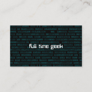 Carte De Visite Développeur Web geek Informatique