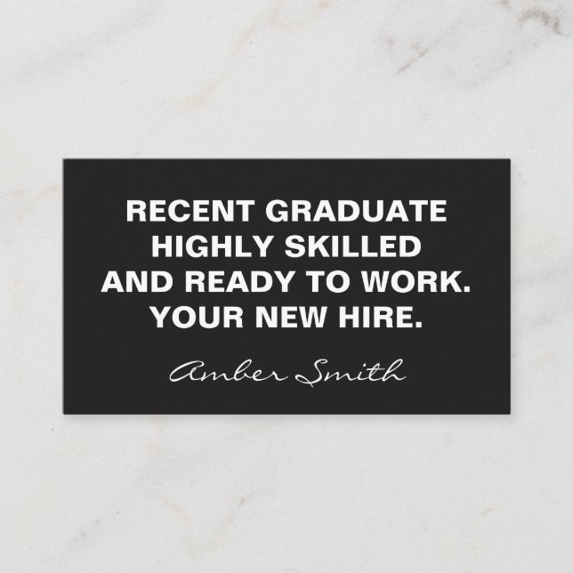 Carte De Visite Devis en gras (Devant)