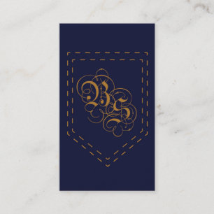 Carte de visite d'habillement