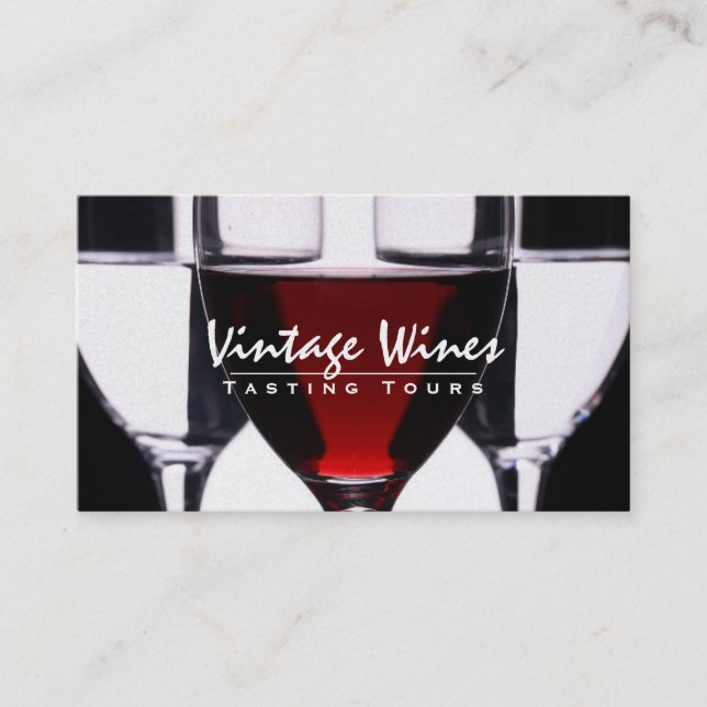 Carte De Visite Di Vino | VINTAGE (Devant)