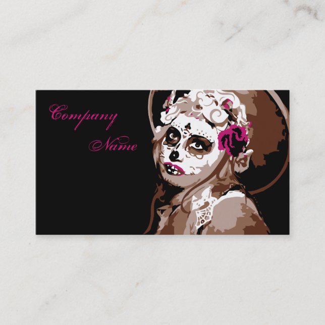 Carte De Visite dia de los muertos (Devant)
