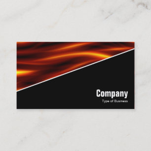 Carte De Visite Diagonal V3 - Noir - Vent chaud