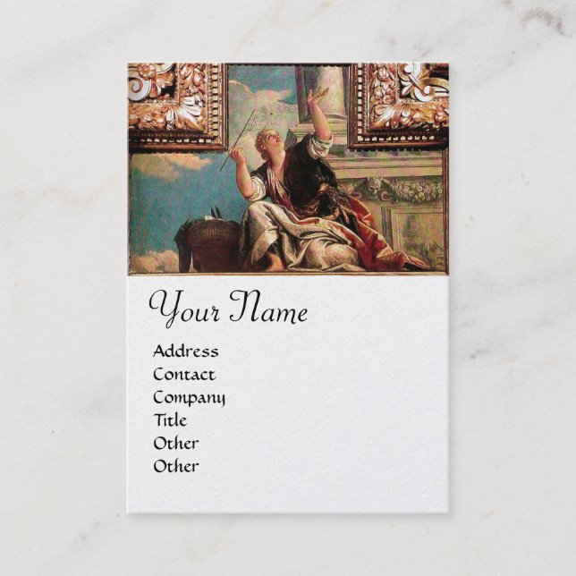 Carte De Visite DIALECTIQUE, bleu vert brun, blanc papier perlé (Devant)