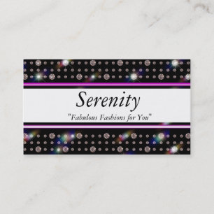 Carte De Visite Diamant Deep Purple E200 de Bling