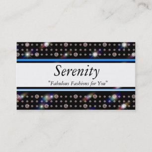 Carte De Visite Diamant E300 bleu de Bling