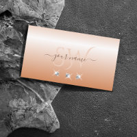 Diamètre brillant Ombre de corail brillant Initial