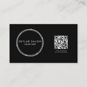 Carte De Visite Diamonds Hair Salon Prolongations de cheveux Code 