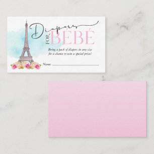 Carte De Visite Diapeurs pour Bébé Diaper Raffin Insérer