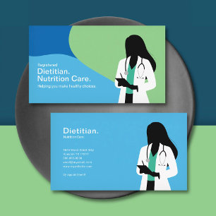 Carte De Visite Diététiste - Soins Nutritionnels