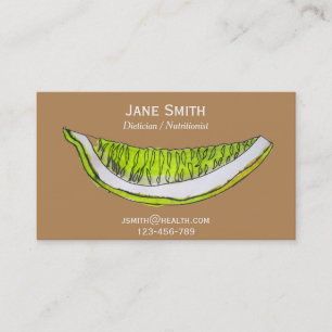 Carte De Visite Diéticienne nutritionniste indépendante santé frui