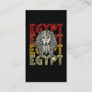 Carte De Visite Dieu égyptien Tutankhamun Rétro Egypte Pharaon