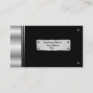 Carte de visite d'industrie mécanique