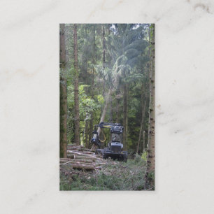 Carte de visite d'industries de sylviculture