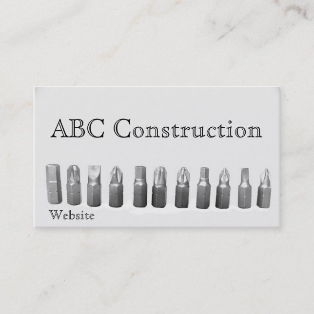 Carte de visite d'info-bulles (Devant)