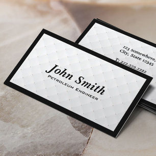 Carte de visite d'ingénieur de pétrole d'édredo