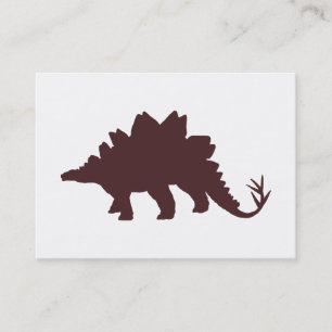 Carte De Visite Dinosaure Brown