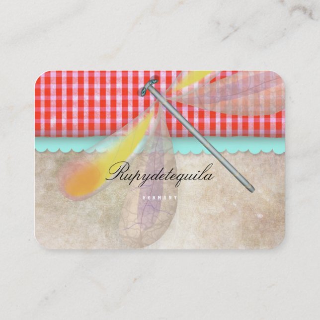 Carte de visite d'insecte (Dos)