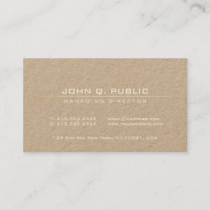 Carte De Visite Directeur Modern Professional Elegant Luxury