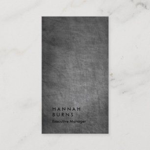 Carte De Visite Directeur simple simple de tableau gris vertical