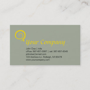 Carte De Visite Discussion en spirale