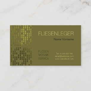 Carte De Visite Dispositif de formation de carreaux