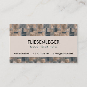 Carte De Visite Dispositif de formation de carreaux