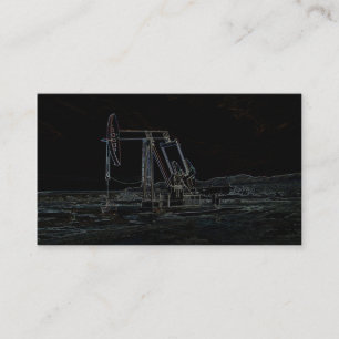 Carte De Visite Dispositif de pompage de gisement de pétrole dans