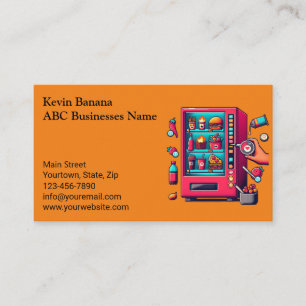 Carte De Visite Distributeur de tonalités chaudes