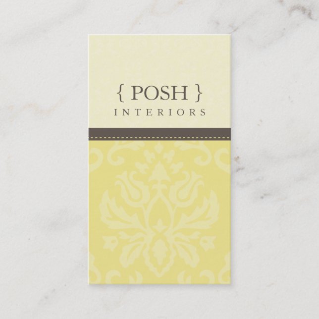 CARTE DE VISITE :: divinement damask P 8 (Devant)