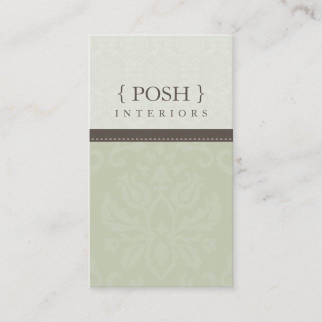 CARTE DE VISITE :: divinement damask P 9 (Devant)