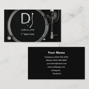 Carte de visite DJ