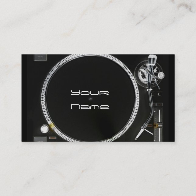Carte de visite DJ (Devant)