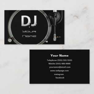 Carte de visite DJ