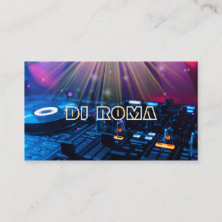CARTE DE VISITE DJ