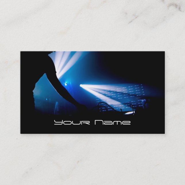 Carte de visite DJ (Devant)