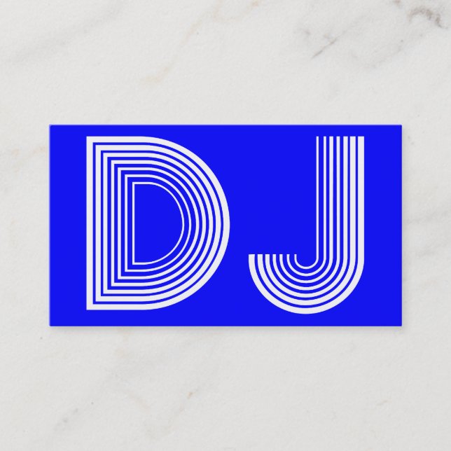 CARTE DE VISITE DJ (Devant)