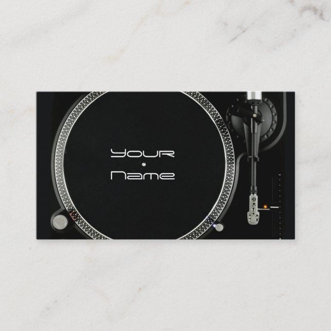 Carte de visite DJ (Devant)